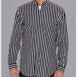Lacoste button down , bold stripe